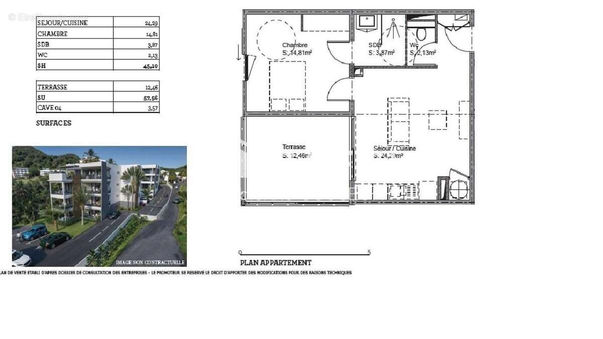 Photo 2 - Appartement à LE MARIN