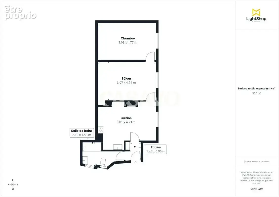 Vente Appartement 3 pièces de 53m² - 75009 Paris - photo 3