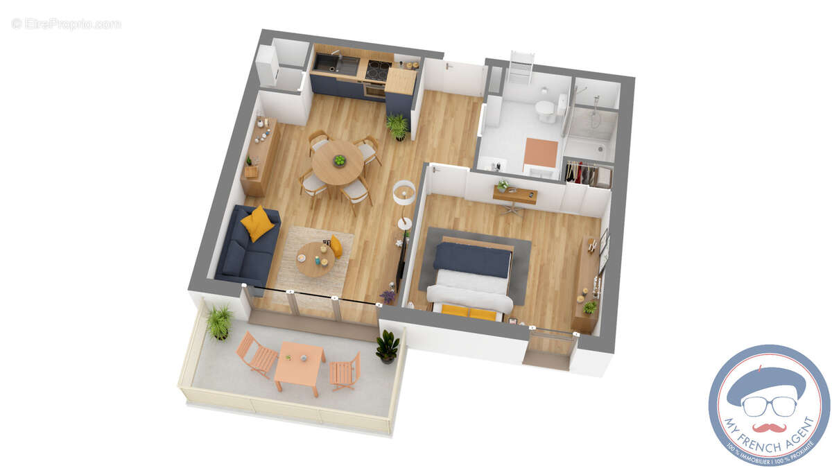 Grand appartement neuf pour investir 1er Étage à Sorigny - photo 2