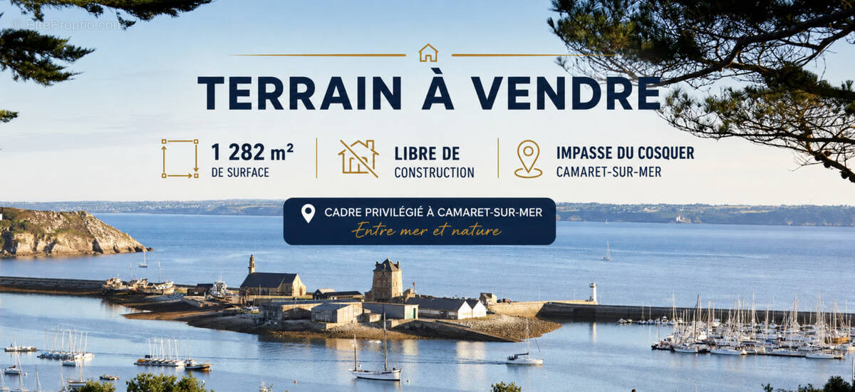 Terrain à CAMARET-SUR-MER