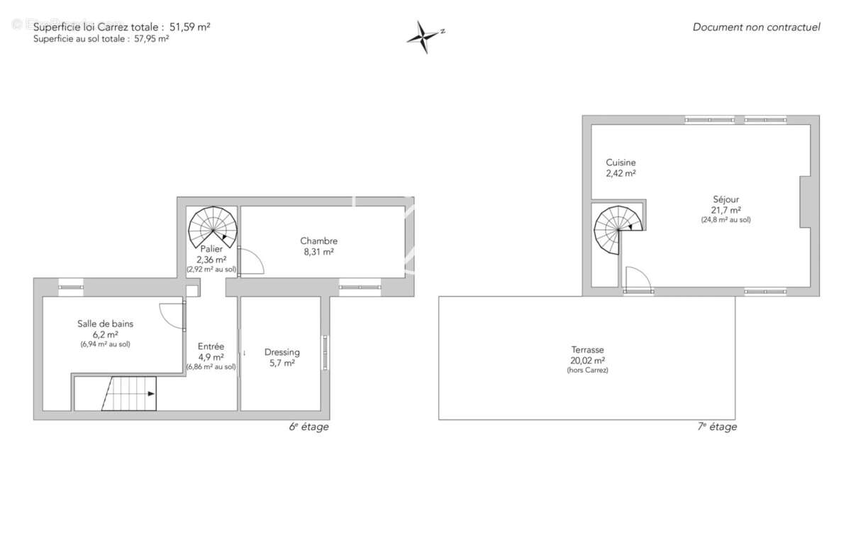 Appartement à PARIS-1E