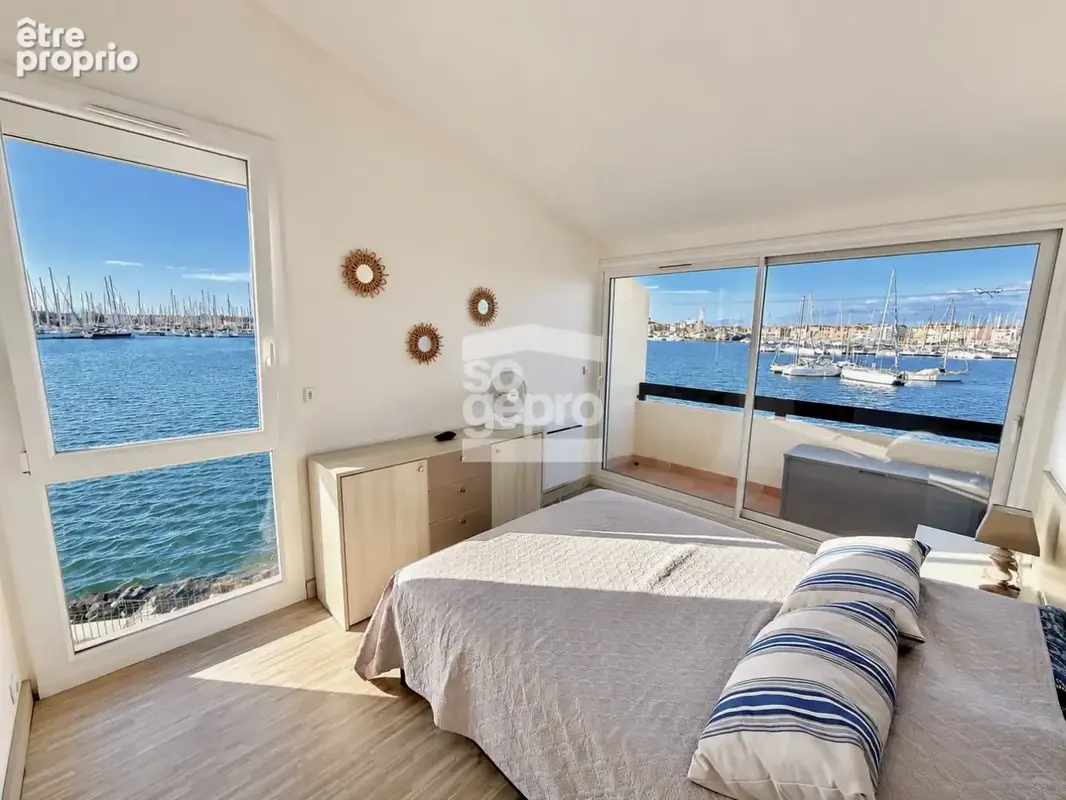 Réf : 2344 - Vente Appartement 2 Pièces duplex avec parking et superbe vue sur le Port ! - photo 2