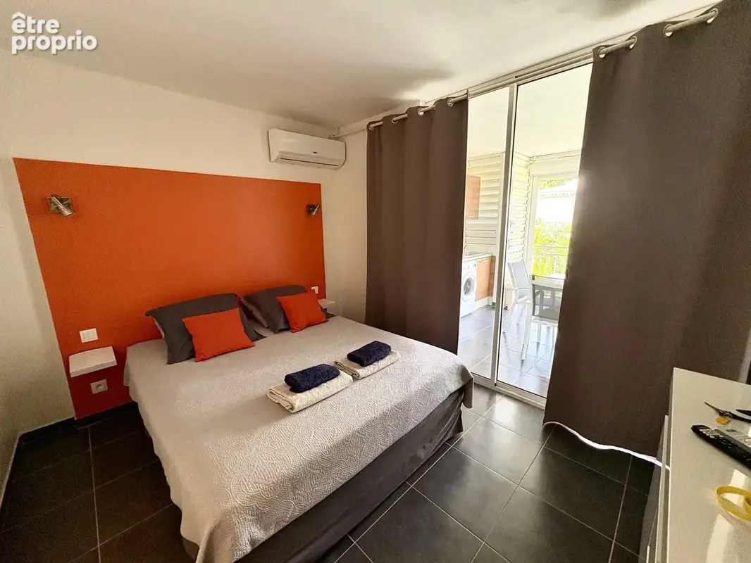 Anse des rochers : t2 etage de 29,15 m2 meuble acces plage et piscine - photo 9