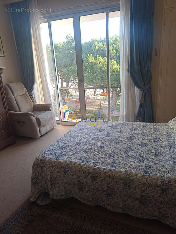 chambre balcon - Appartement à ROYAN