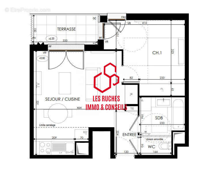 Appartement à NANTERRE