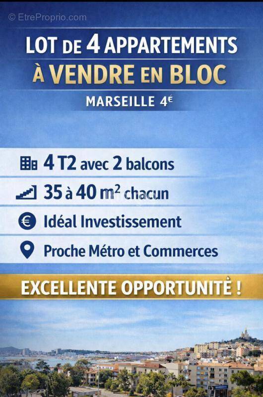 Appartement à MARSEILLE-4E