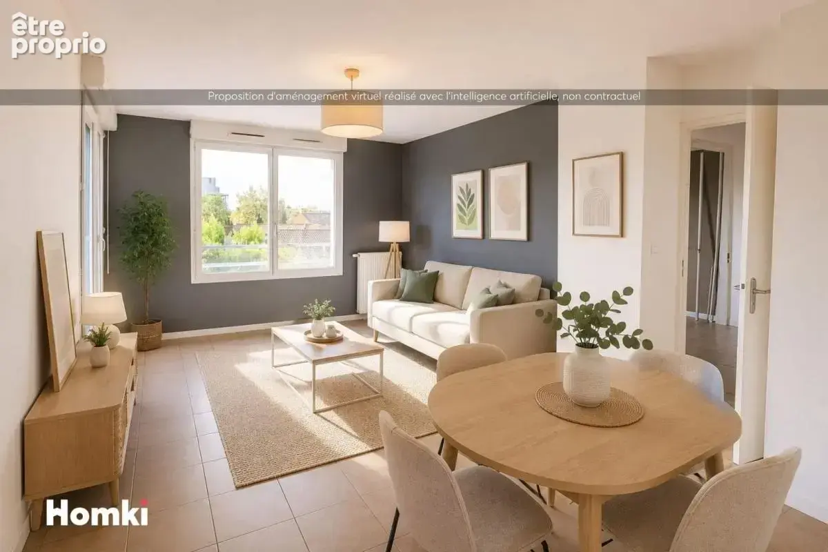 Appartement T3 de 62 m² avec terrasse plein sud et parking – Toulouse Borderouge - photo 2