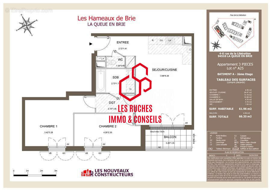 Appartement à LA QUEUE-EN-BRIE