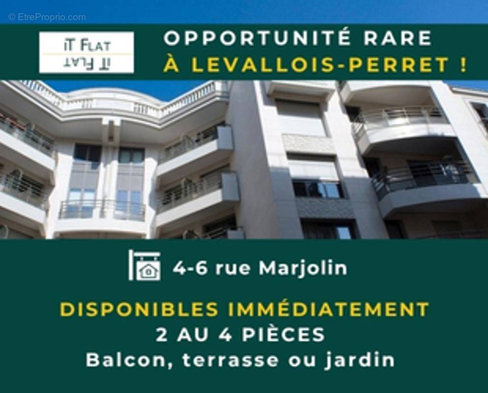 Appartement à LEVALLOIS-PERRET