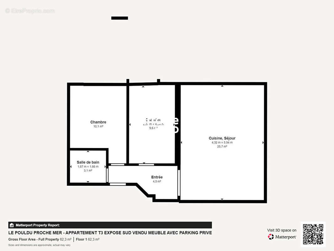 Appartement à CLOHARS-CARNOET