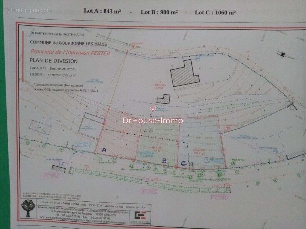 Terrain à BOURBONNE-LES-BAINS