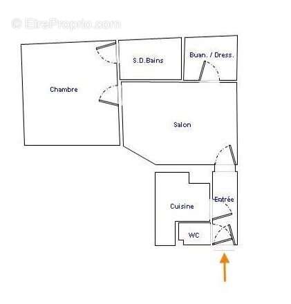 Appartement à PARIS-18E