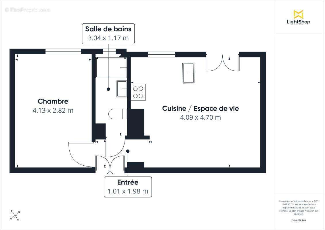 Appartement 2 pièces de 35 m² - Rue Jeanne D'Arc, Issy-Les-Moulineaux - photo 14