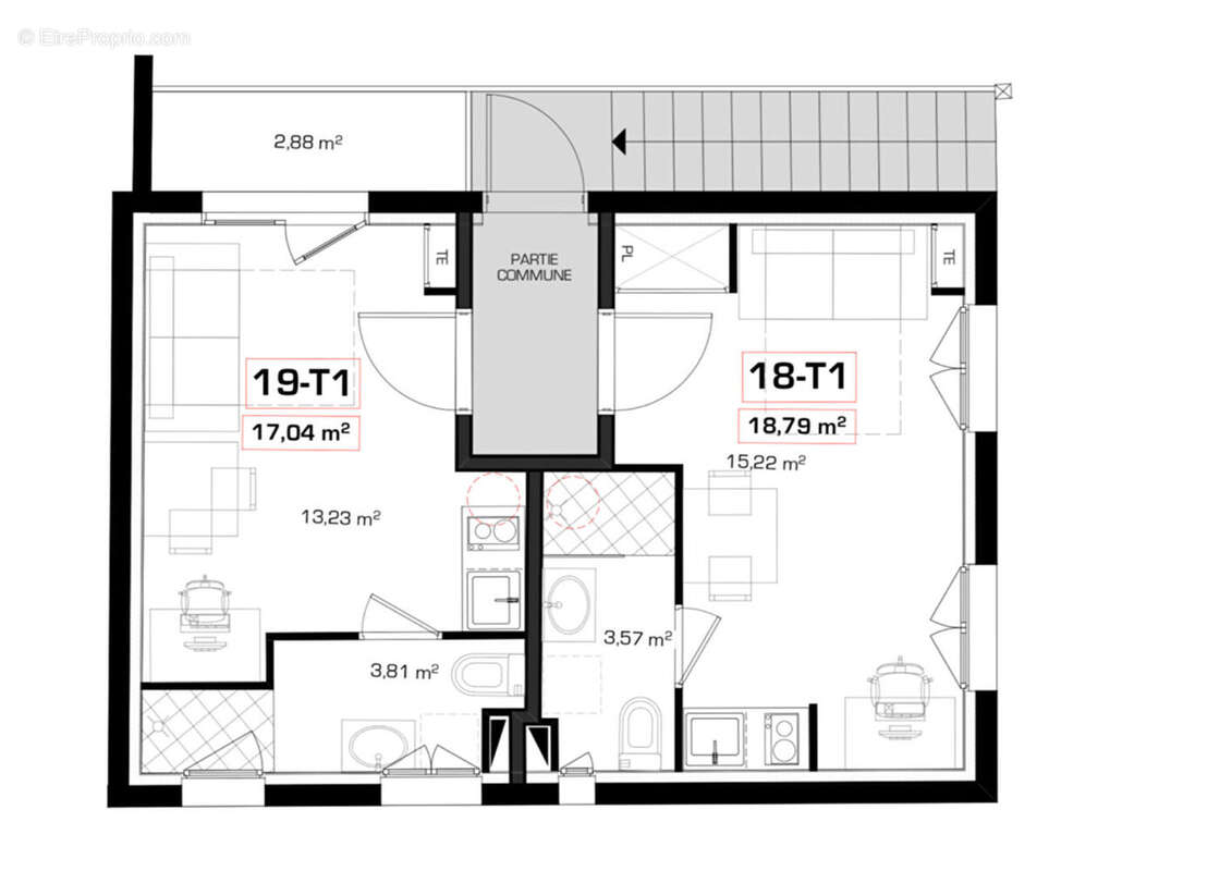 Maison 5 pièces 73 m² - Terrain 124 m² - photo 19