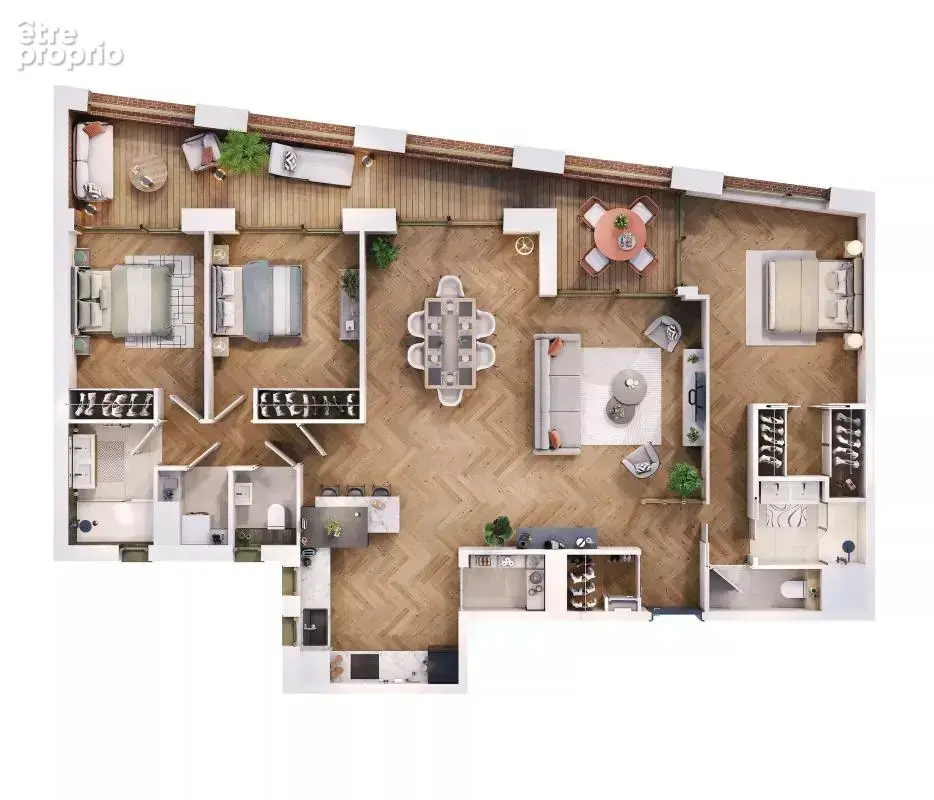 Saint-Étienne – Une adresse confidentielle, 118 m² avec terrasse et 3 garages - photo 8