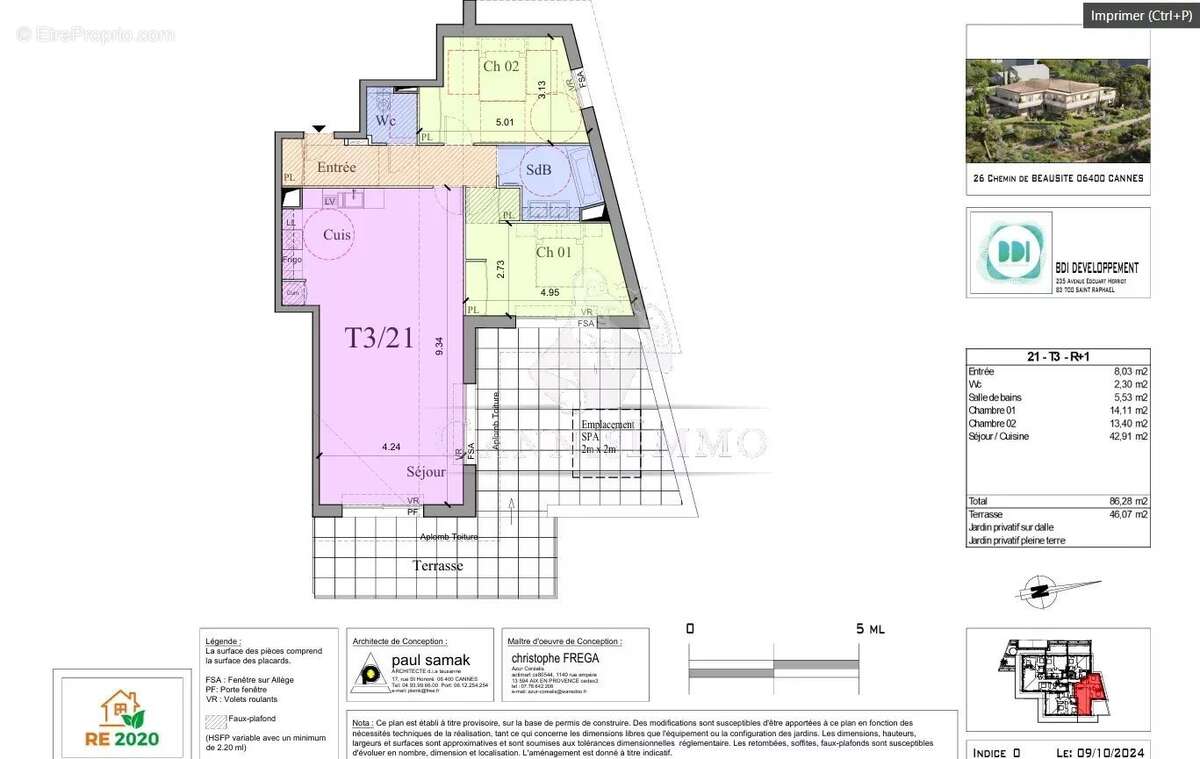 Appartement à CANNES