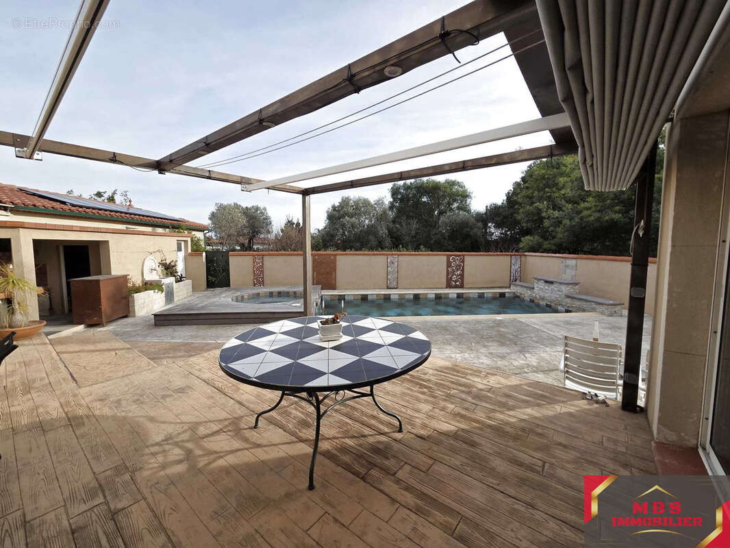 Cabestany- propriété d’exception avec seconde maison indépendante sur 100 m2 - photo 2