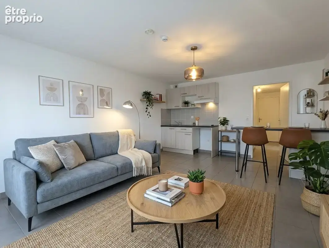 Appartement T3 59.5m2 dernier étage CORNEBARRIEU - photo 1