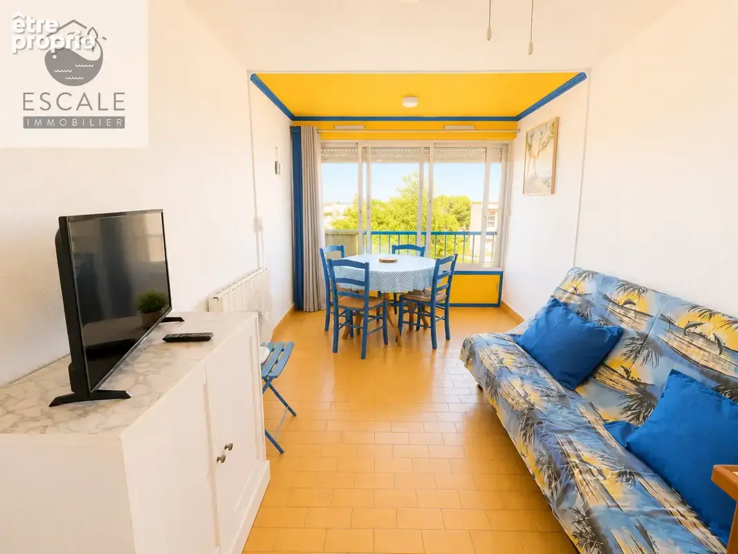 Vente studio cabine + parking face a la mer quartier corniche a sete - photo 2