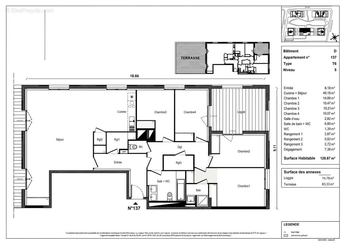 Appartement à TOULOUSE