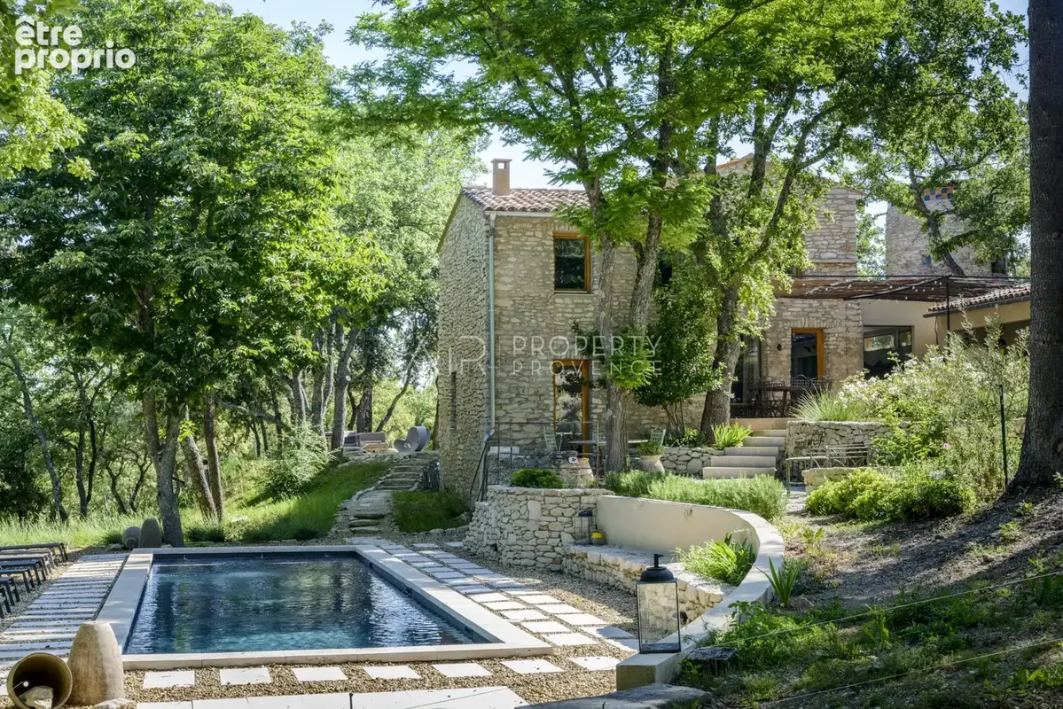 Façade  AIR PROPERTY PROVENCE - Maison à BONNIEUX