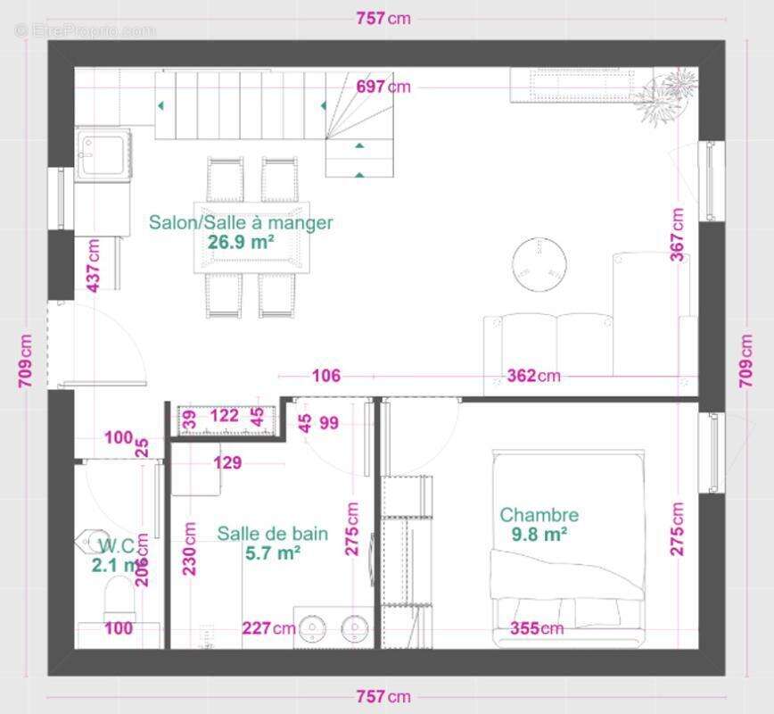 Appartement à ROQUEVAIRE
