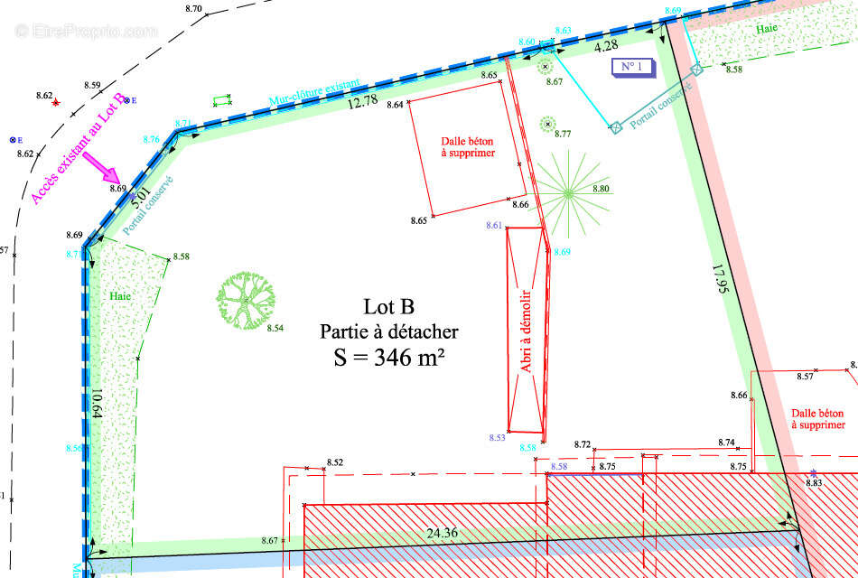 Andernos-les-Bains   Terrain à bâtir 345 m2   Libre constructeur - photo 3
