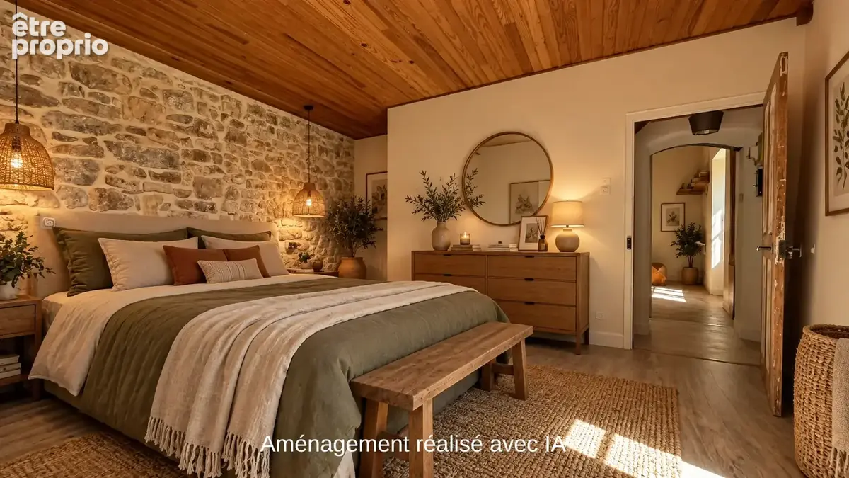 À 10 min d’Uzès, maison de village à réinventer avec terrasse panoramique - photo 9