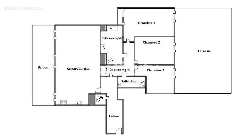 Appartement à ASNIERES-SUR-SEINE