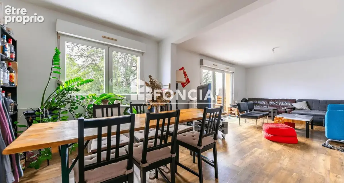 Limite strasbourg - en bordure de l'ill - appartement 6/7 pieces duplex -  vendu loué - balcon - 2 parkings - cave - photo 3