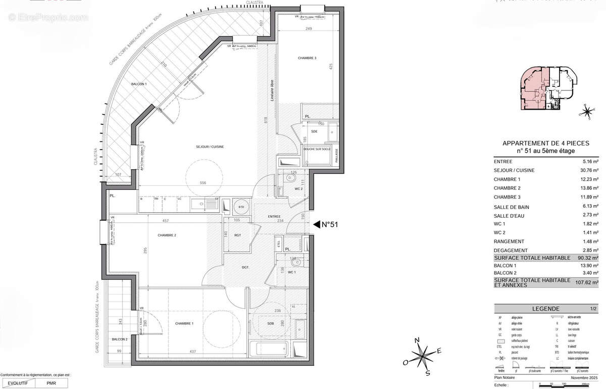 Appartement à NICE