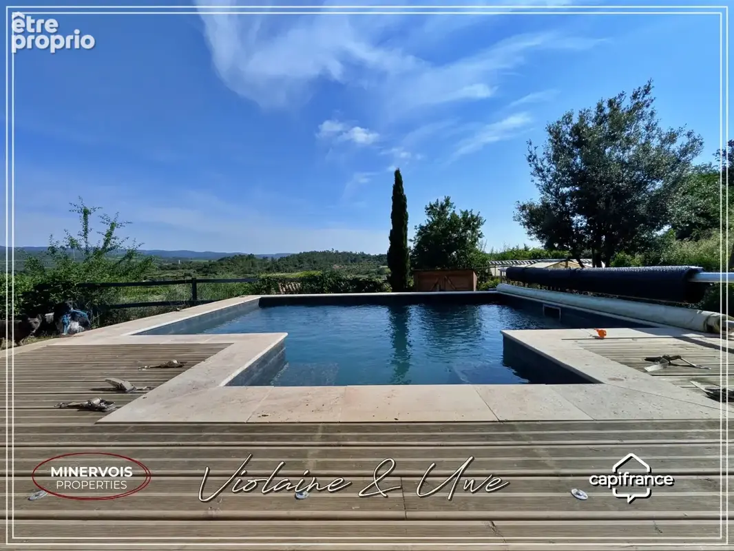 Maison contemporaine à ossature bois – dpe a – piscine au sel – la caunette - photo 4