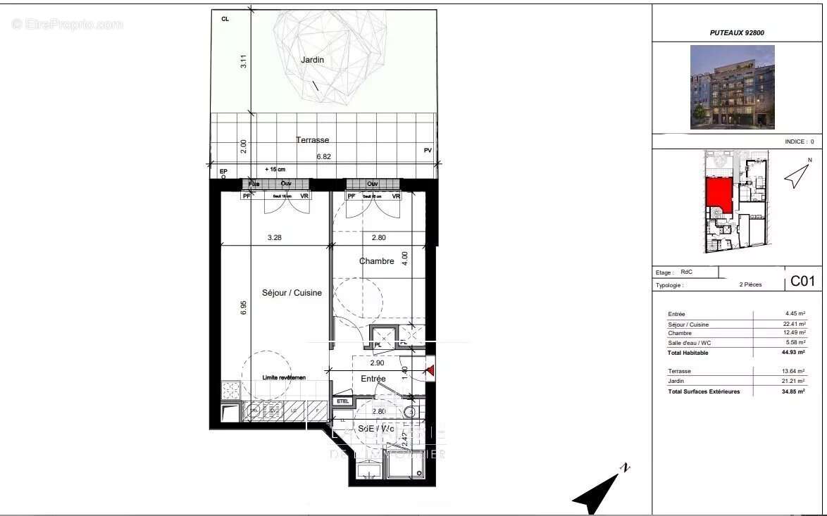 Appartement à PUTEAUX