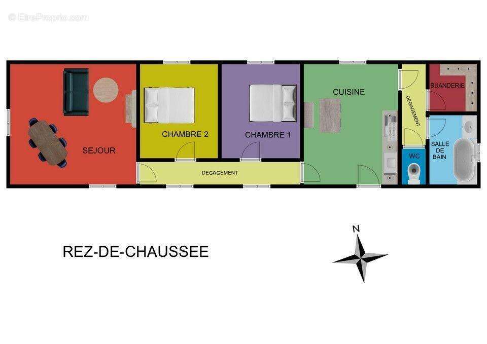 Croquis - Maison à NUEIL-SOUS-FAYE