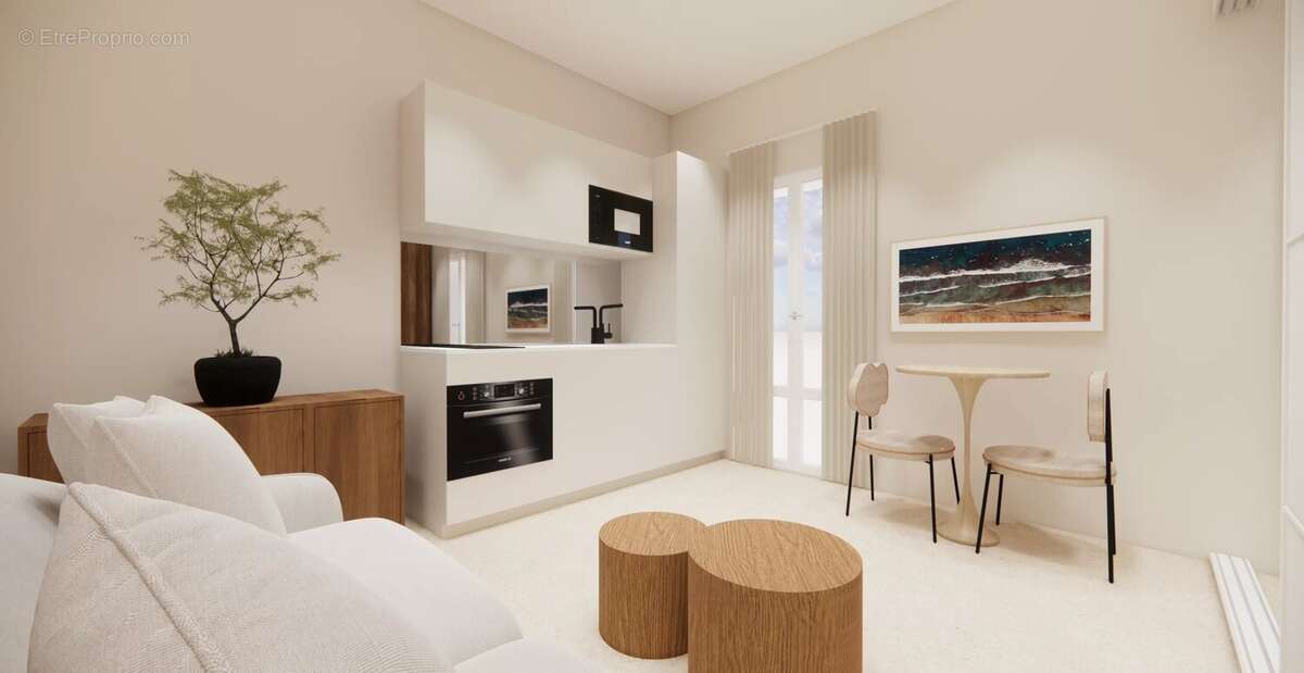 Studio rénové meublé balcon, cave, marché libération - photo 2