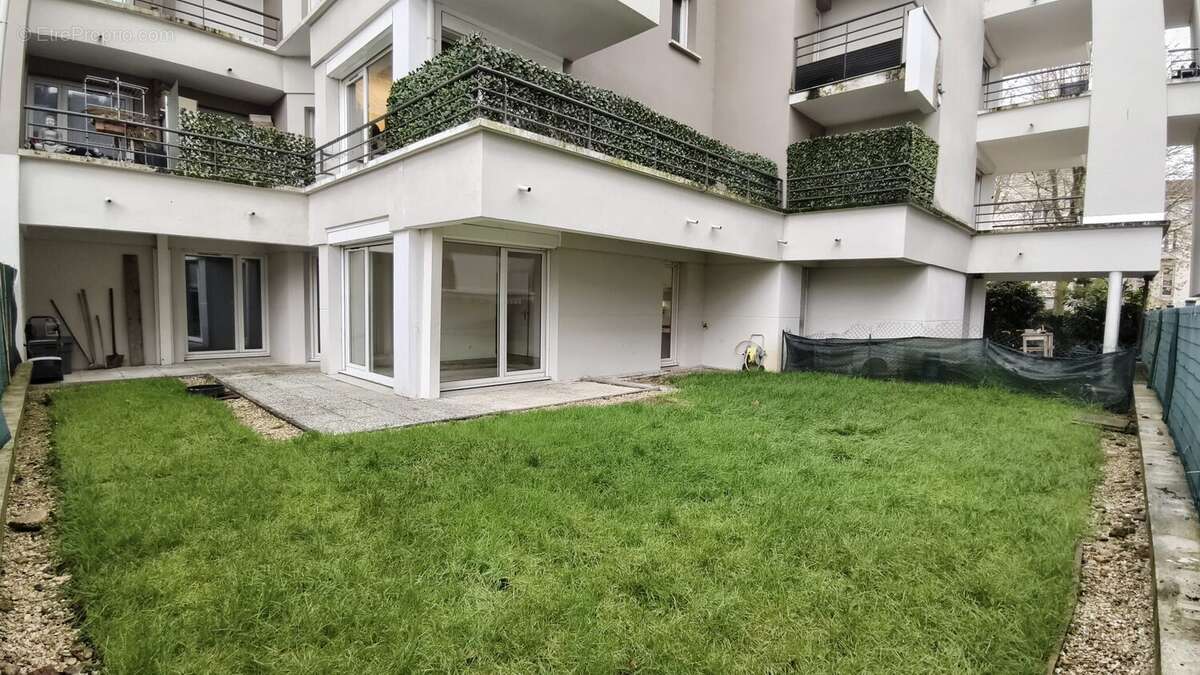 jardin privatif - Appartement à LOGNES