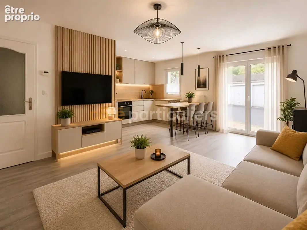 Basse-goulaine -- centre-bourg -- appartement 3 pièces -- 67 m² -- place de parking - photo 2