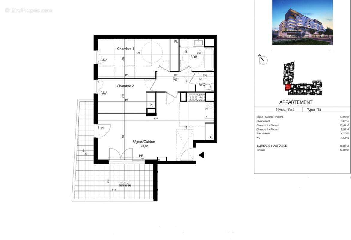 Appartement à BEZIERS