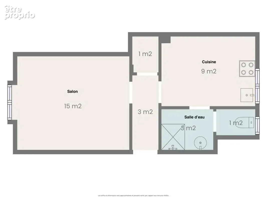 A vendre - grand studio - brest centre - a rénover - photo 4
