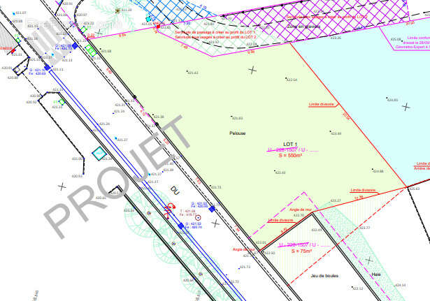 Terrain à SAINTE-FOY-L&#039;ARGENTIERE