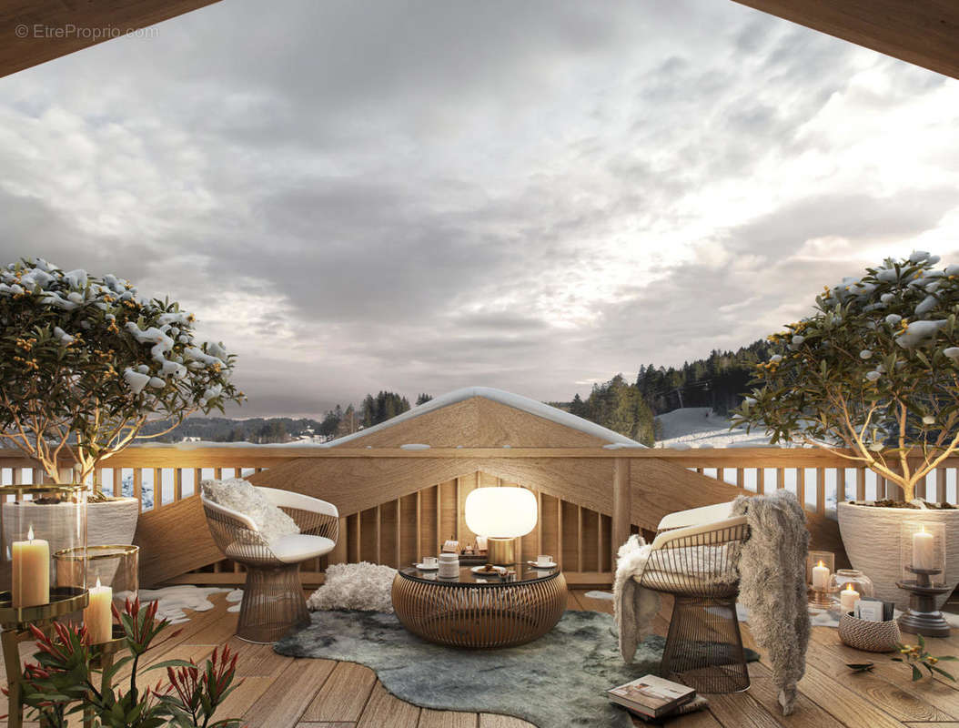 ski apartment for sale Les Gets 74_Terrasse_Modif1 - Appartement à LES GETS