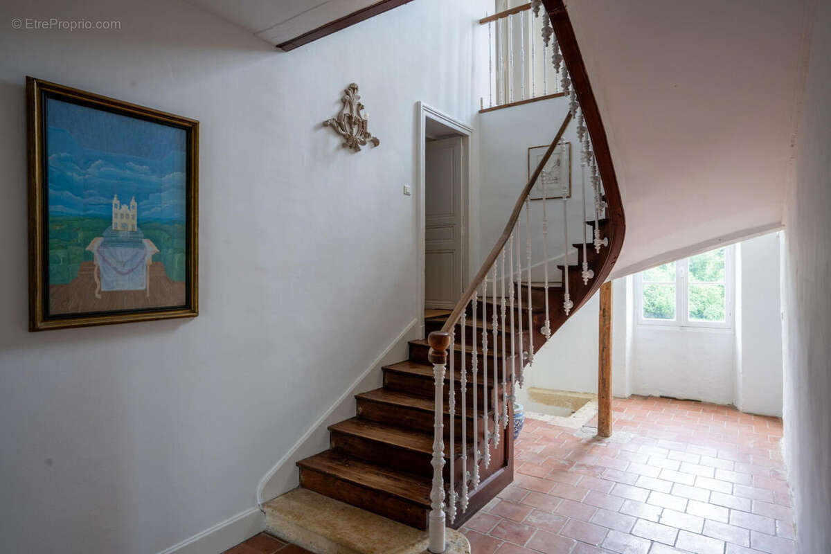 escalier - Maison à GIMONT