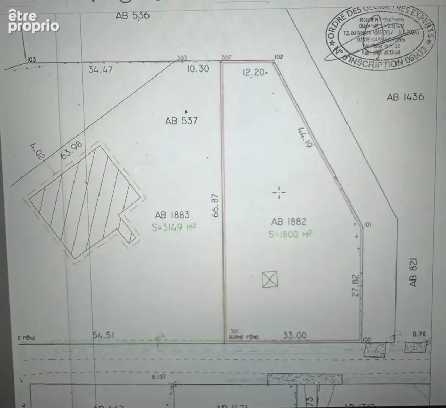Magnifique parcelle de terrain contructible de 1800 m2 sur les hauts de La Chaumière à Matoury - photo 2
