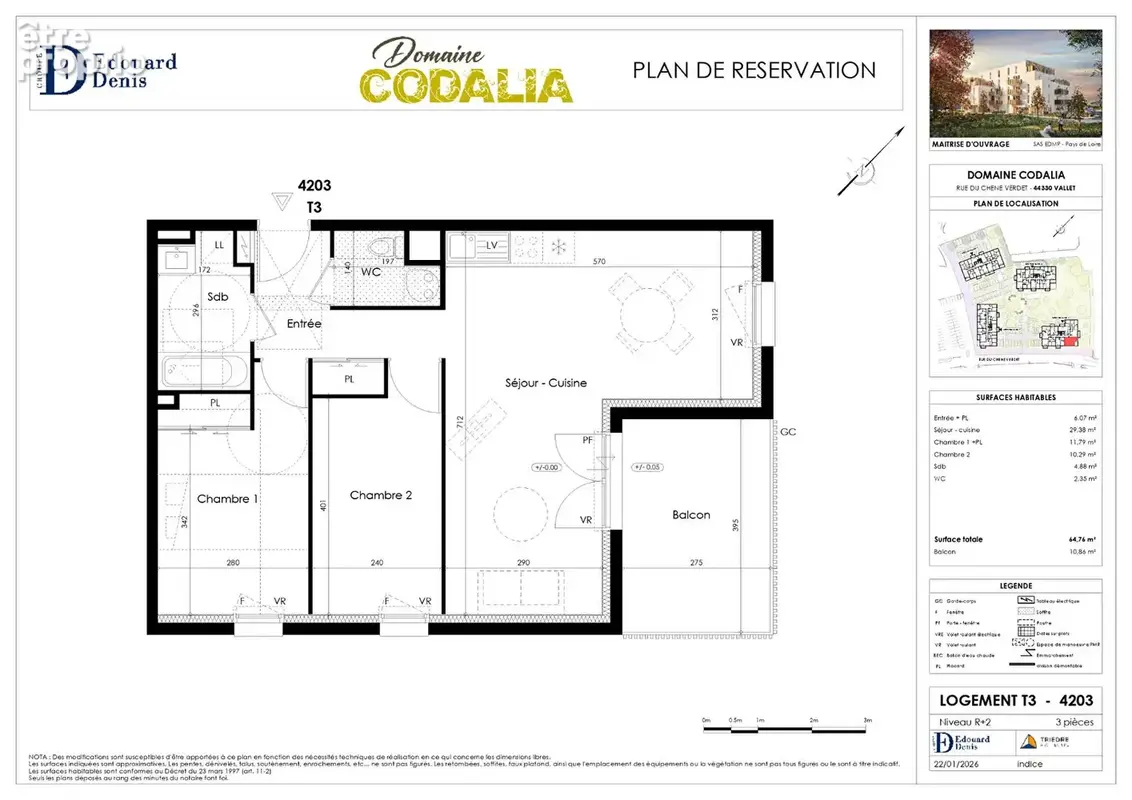 Appartements T3 - Programme neuf Vallet - Livraison 2ème trimestre 2029 - photo 5