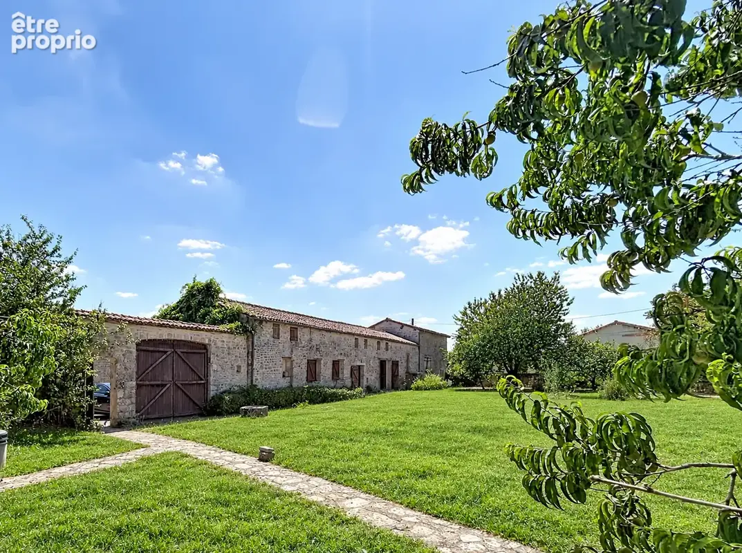 SECTEUR MANSLE : ensemble immobilier en pierres composé de 3 habitations et plusieurs dépendances sur jardin. - photo 1