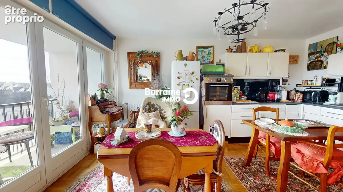 Exclusivité - lorient merville-appartement t3 avec ascenseur, balcon plein sud et vue dégagée - photo 15