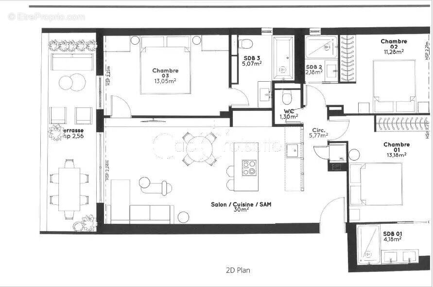 Appartement à CANNES