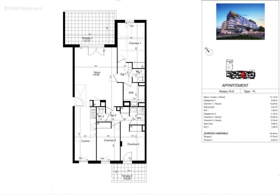 Appartement à BEZIERS