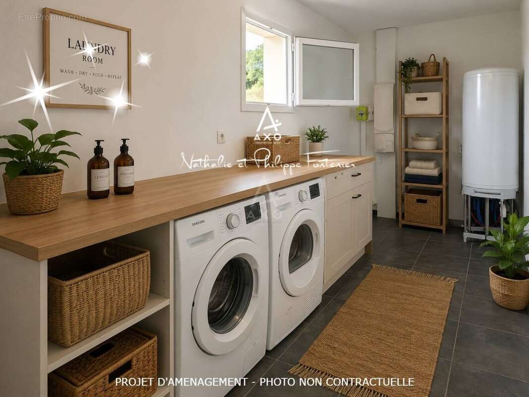 Maison contemporaine de 98m2  3 chambres  Garage de 58 m²  Terrain de plus de 2 000 m² - photo 8