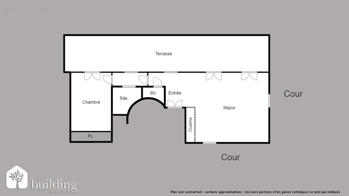 Poncelet Paris 17ème - Appartement 2 pièces 42 m² avec 25 m² de terrasse - photo 2